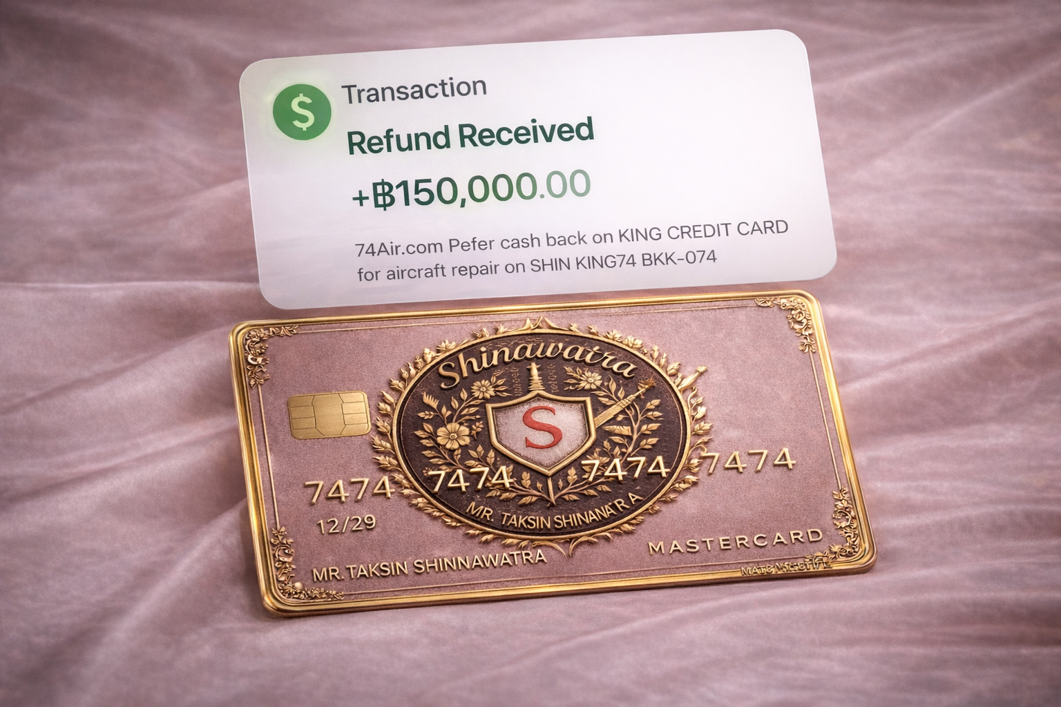 บัตรเครดิต ทักษิณ ชินนวัตร